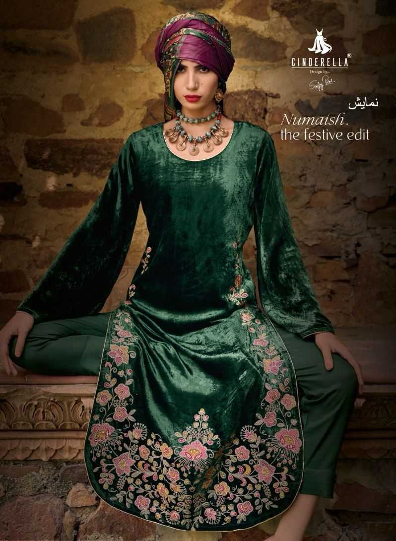 cinderella numaisa the festive edit winter wear designer pakistani suit collection