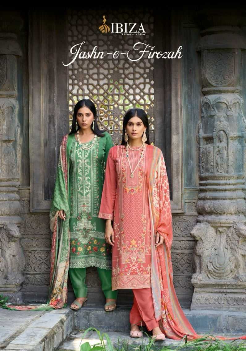 ibiza lifestyle jashn e firoza winter wear pashmina pakistani salwar suit material