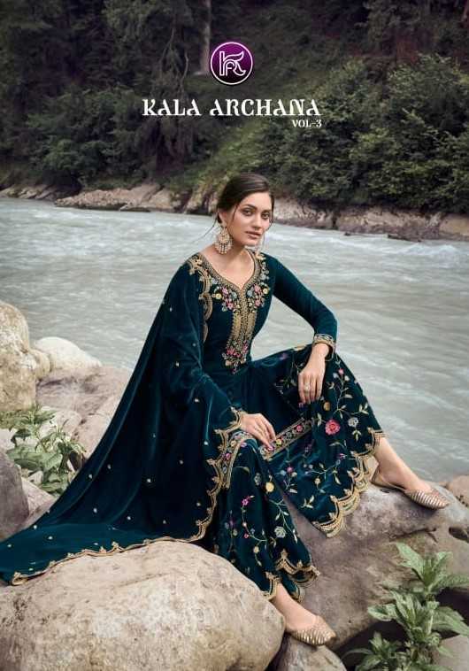 kala fashion kala archana vol 3 winter season festive collection dress material