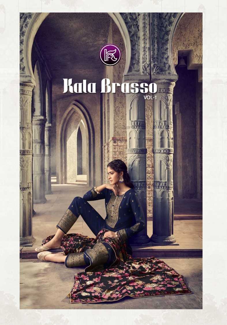 kala fashion kala brasso vol 1 winter occasion wear unstitch salwar kameez