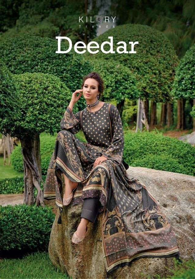 kilory trends present deedar winter collection digital print pashmina salwar suit