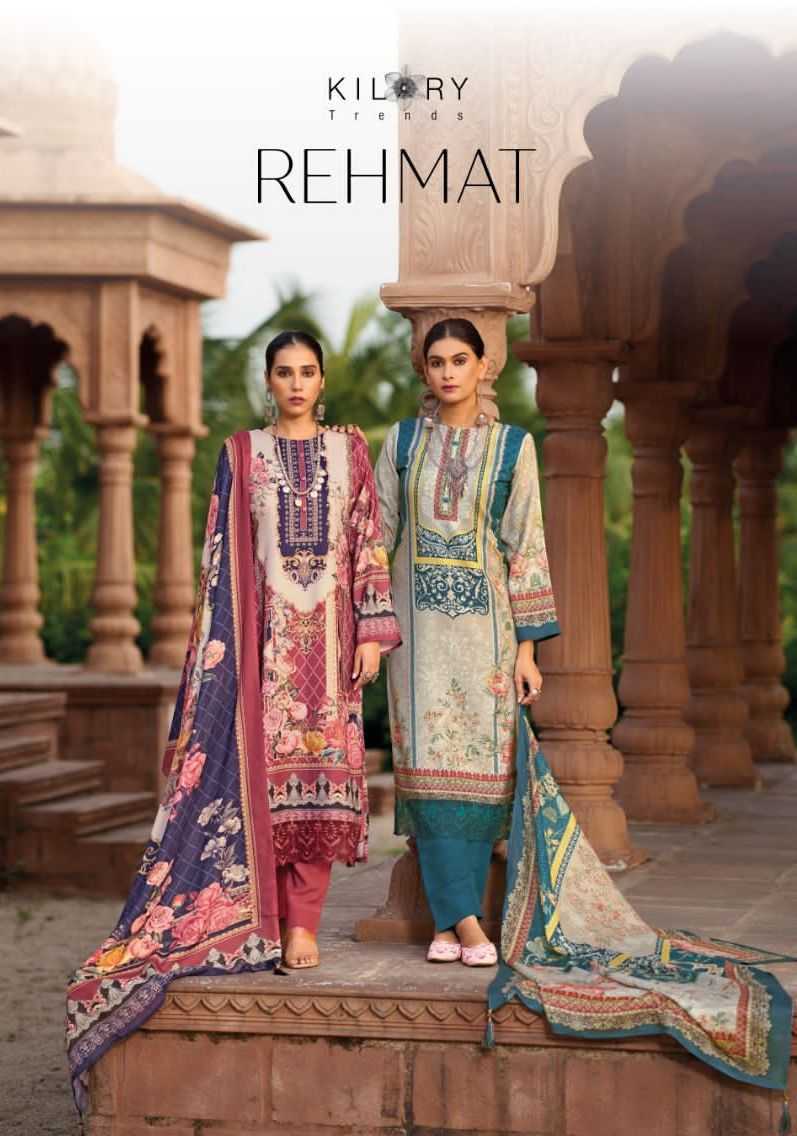 kilory trends present rehmat digital print winter wear pakistani suit collection
