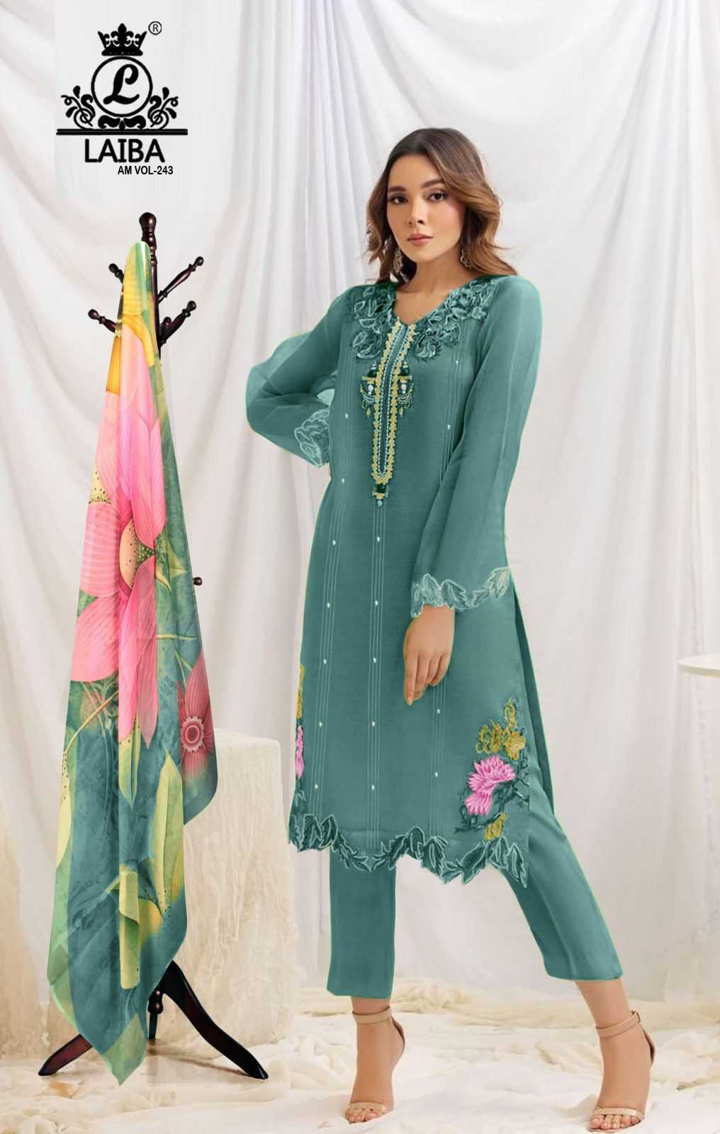 laiba am vol 243 designer pakistani readymade salwar kameez for festive season