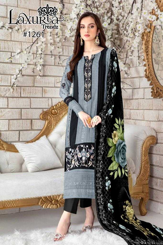 laxuria 1261 brand new collection of pakistani readymade 3 pcs set
