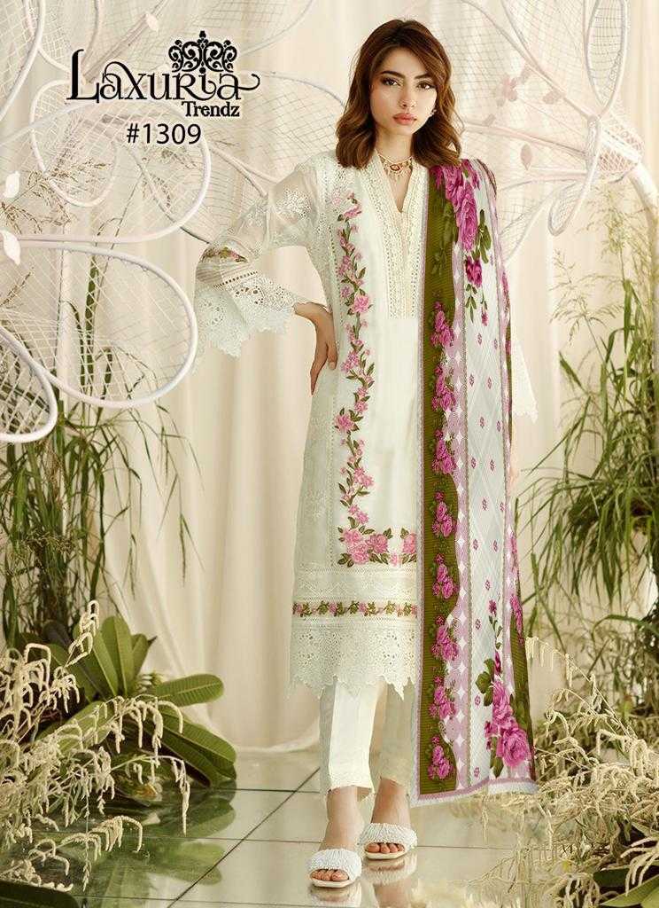 laxuria 1309 pakistani fesitve wear readymade kurti pant dupatta 