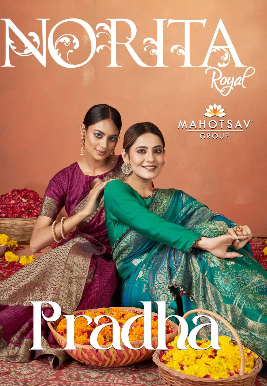 mahotsav norita 43400 series pradha wedding wear new collection silk sarees