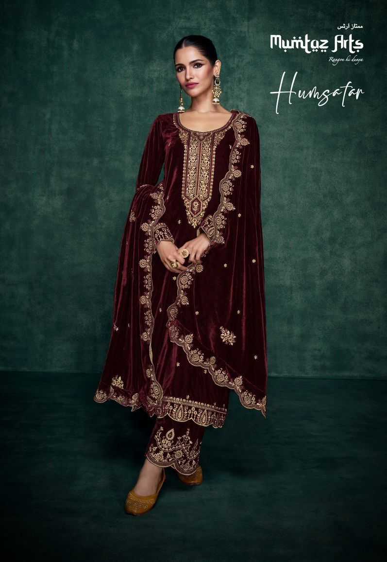 mumtaz arts present humsafar pakistani winter wear unstitch designer salwar kameez