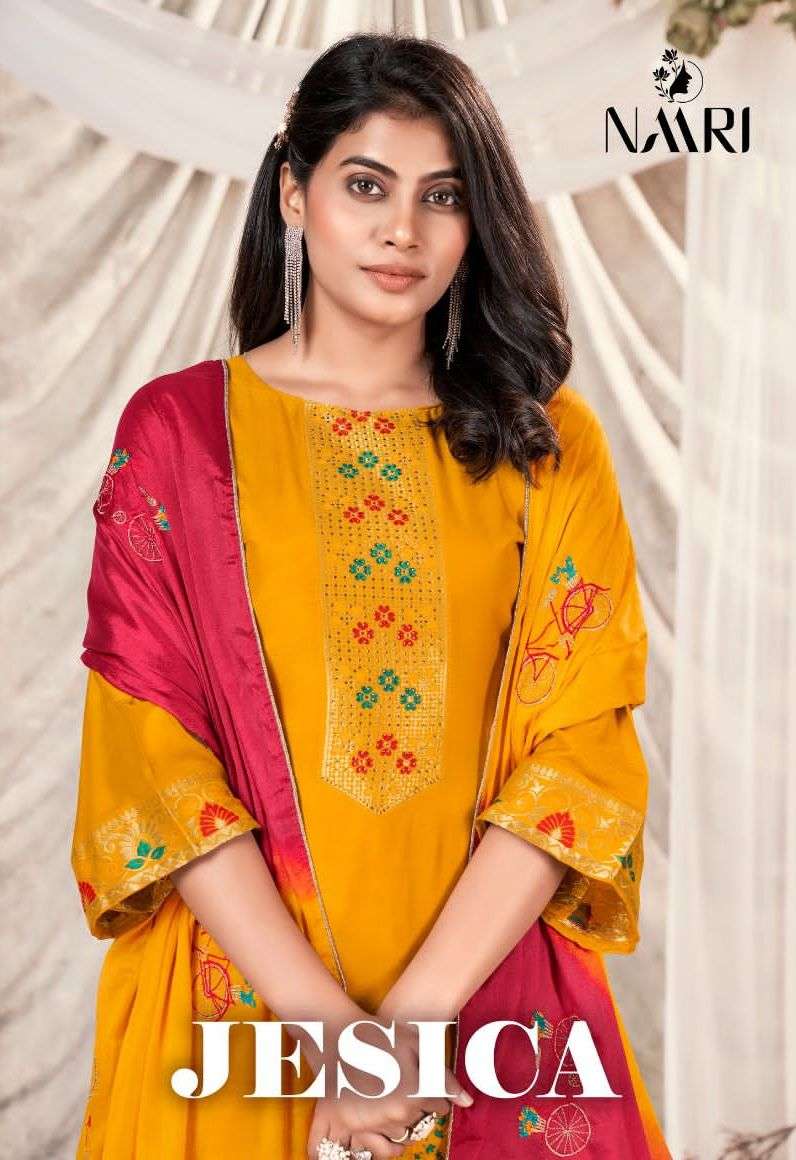 naari present jesica festive wear amaizng salwar kameez material