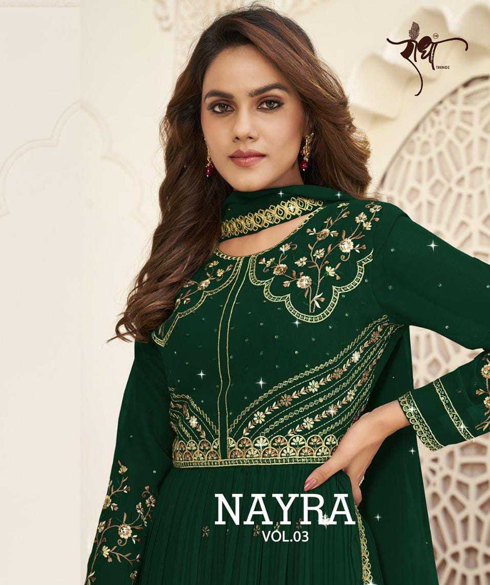 nayra vol 3 by radha trendz festive wear unstitch salwar kameez