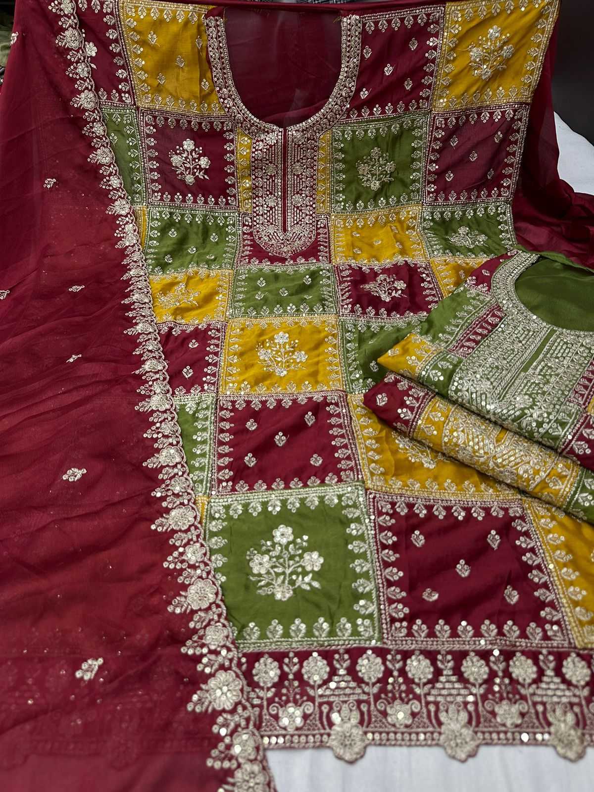 pr birthday party designer festive wear unstitch salwar kameez