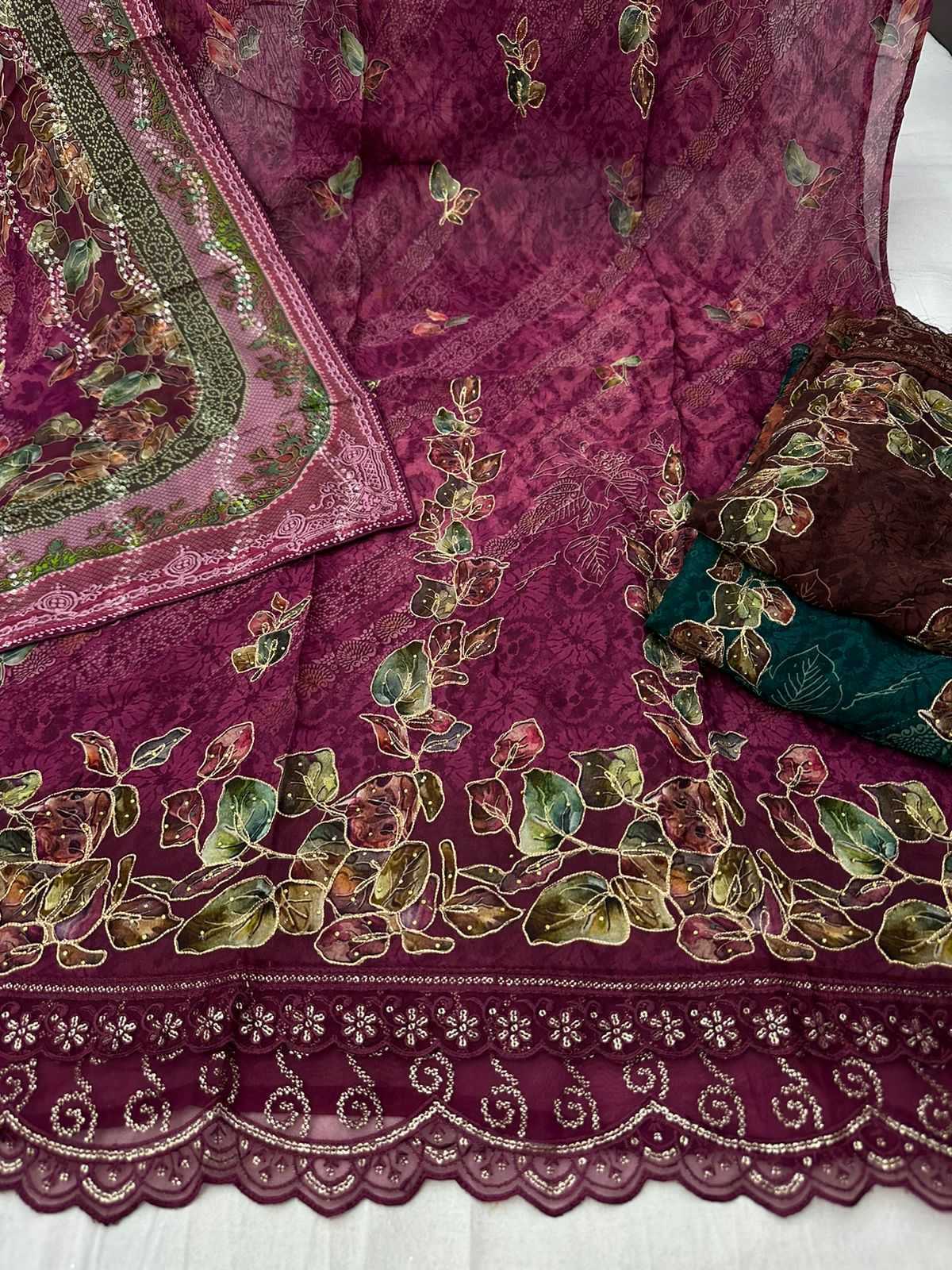 pr charmi pakistani occasion wear dress material online supplier