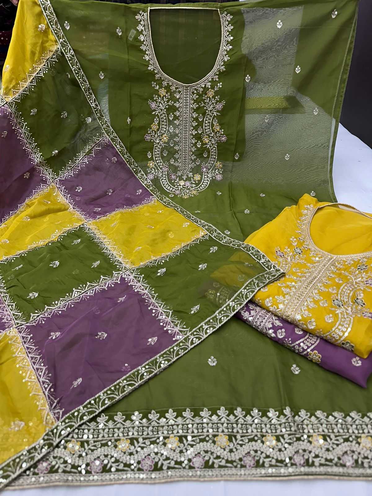 pr dunki metallic new chart designer dress material 