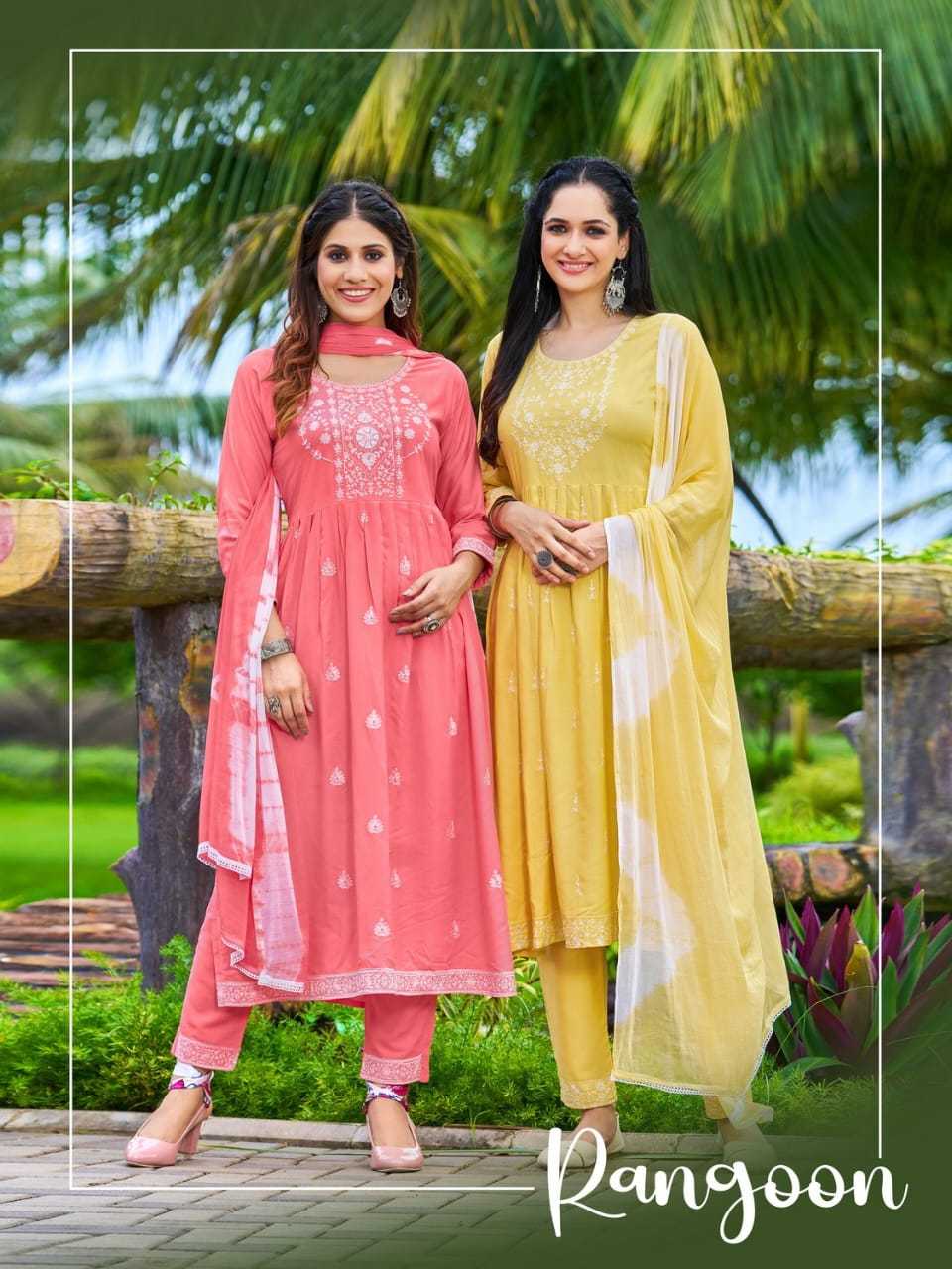 Pr rangoon readymade casual wear 3psc set