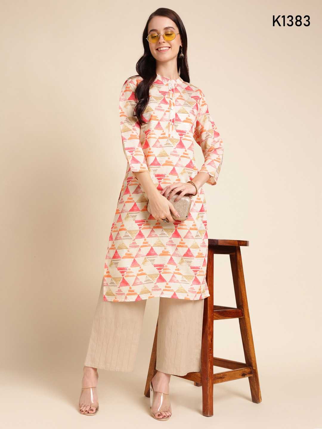 pr shurma vol 2 beautiful chanderi stitch straight kurti catalog