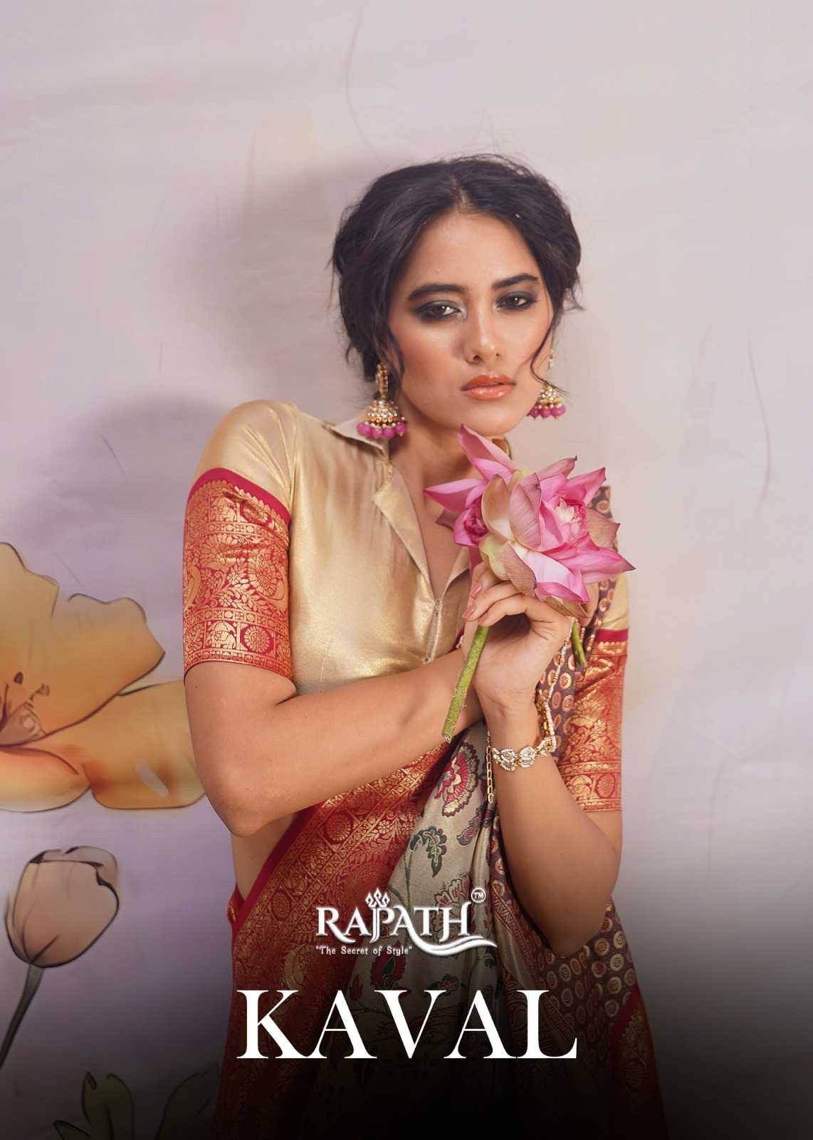 rajpath kaval 193001-193006 festive wear amazing silk saree collection