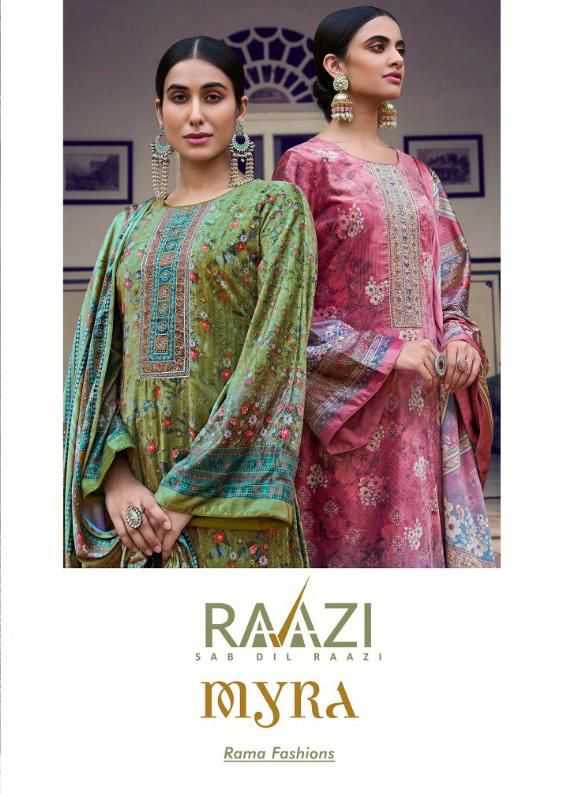 rama fashion raazi myra velvet digital print salwar kameez collection