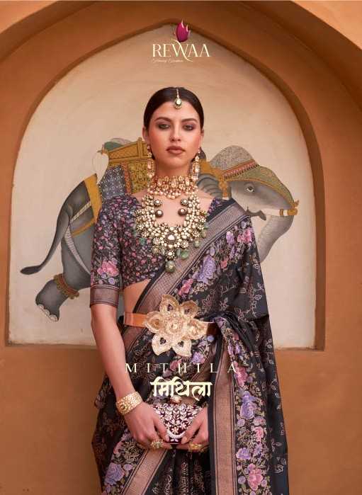rewaa present mithila 730-742 wedding wear beautiful sarees trendy collection