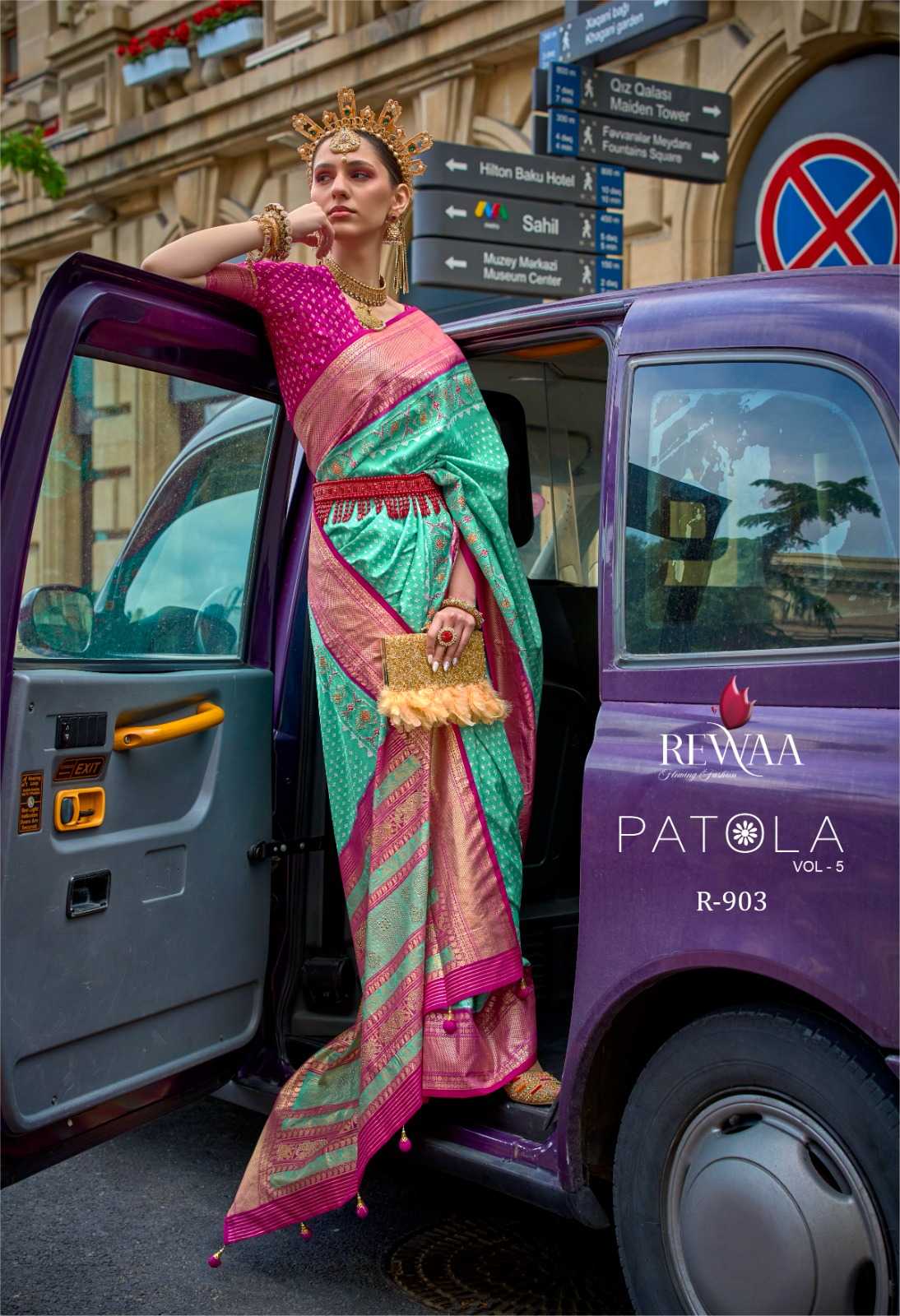 Rewaa present patola vol 5 traditional look sarees for all occasion