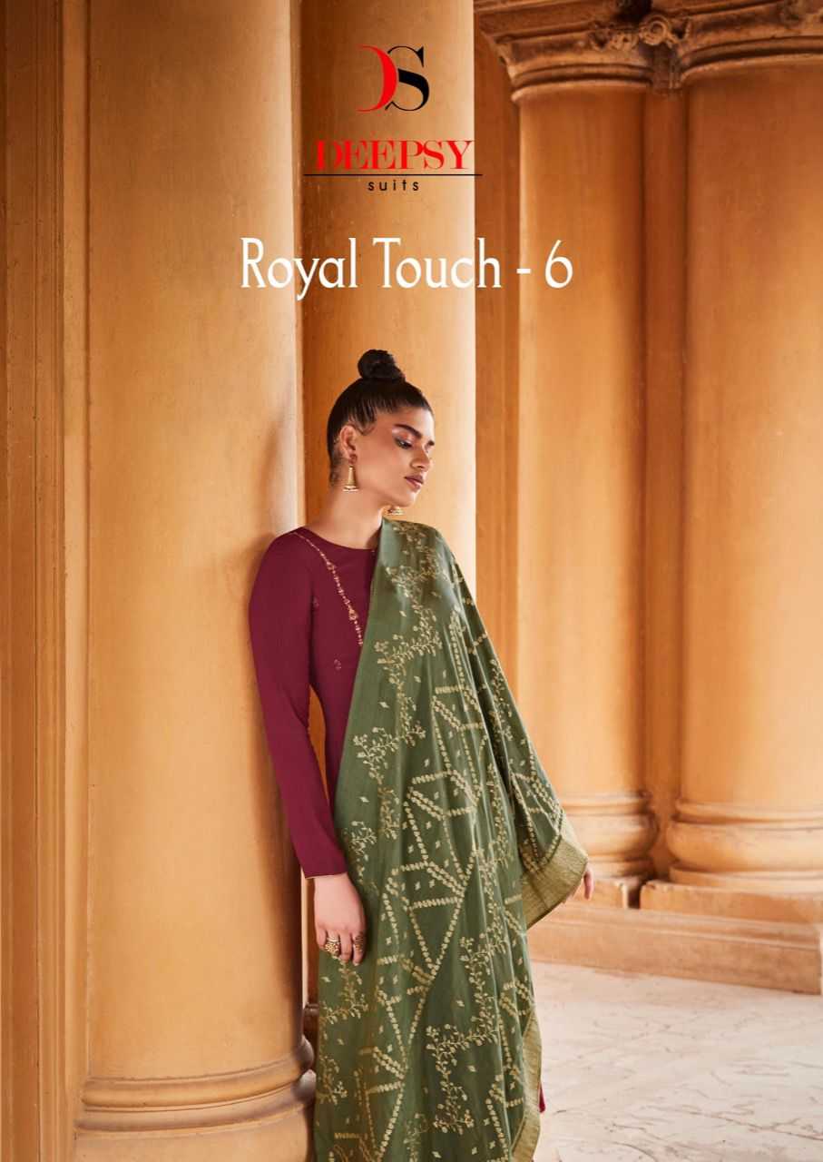 royal touch vol 6 by deepsy suits winter wear viscose pashmina salwar kameez material