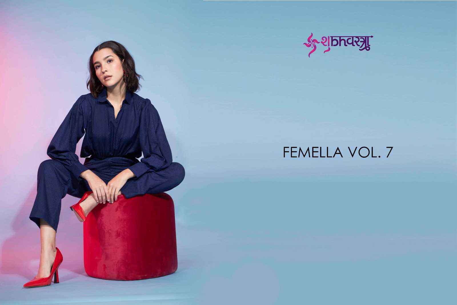 Shubh vastra femella vol 7 new collection of stylish fashionable readymade cord set