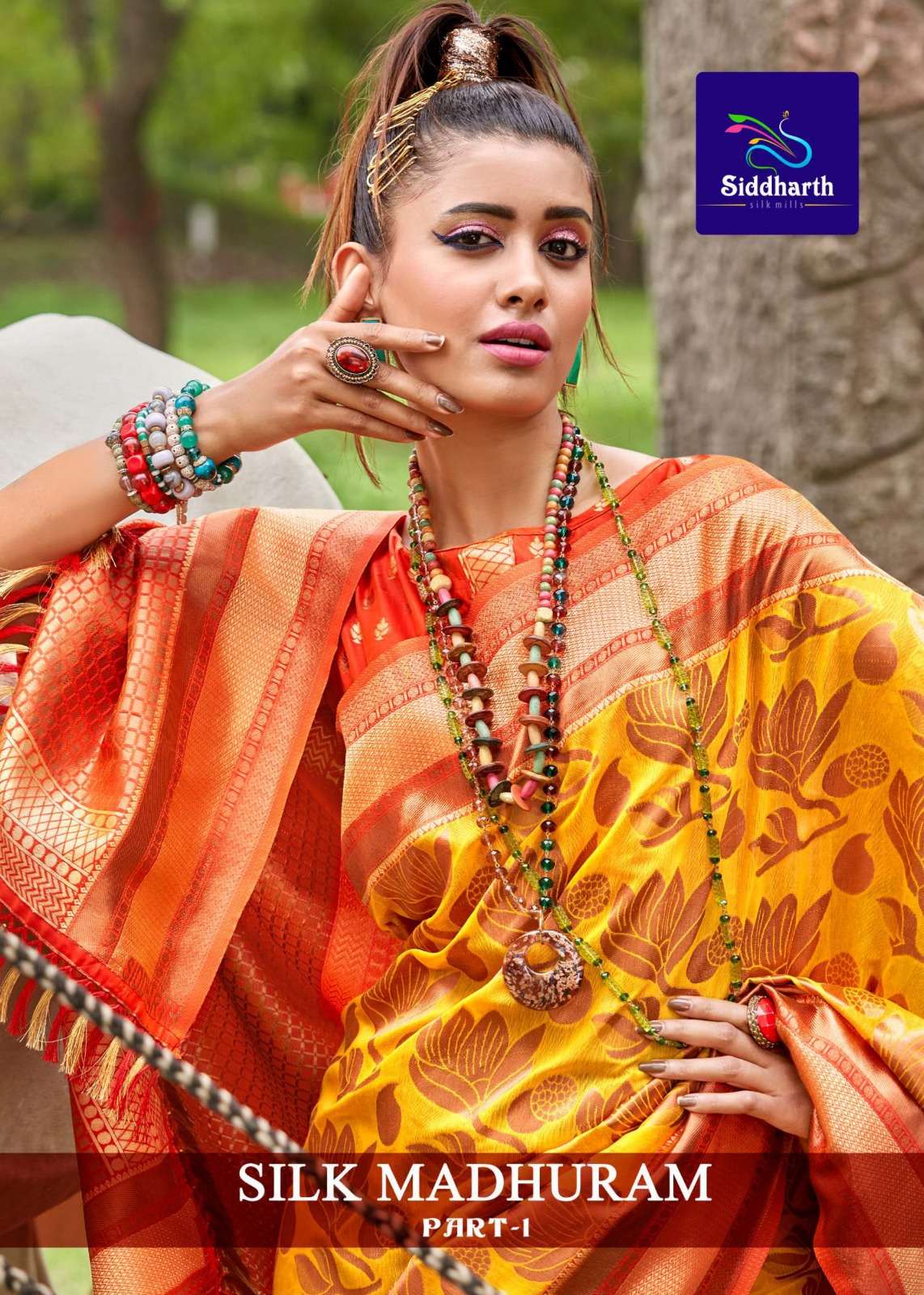 siddharth silk mills present silk madhuram vol 1 festive wear sarees collection