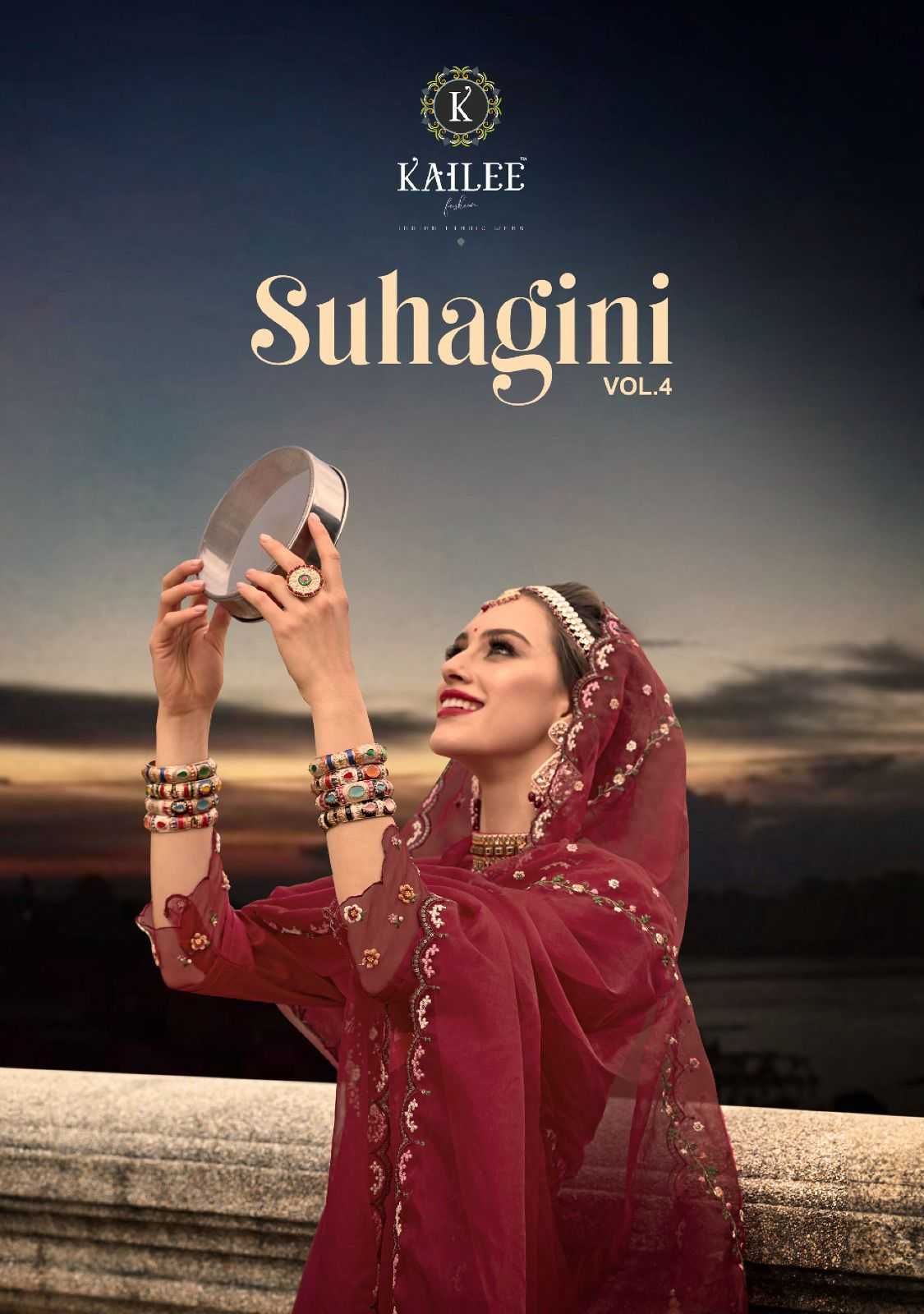 suhagini vol 4 by kailee fashion readymade suit for special karva chauth and durga pooja occasion