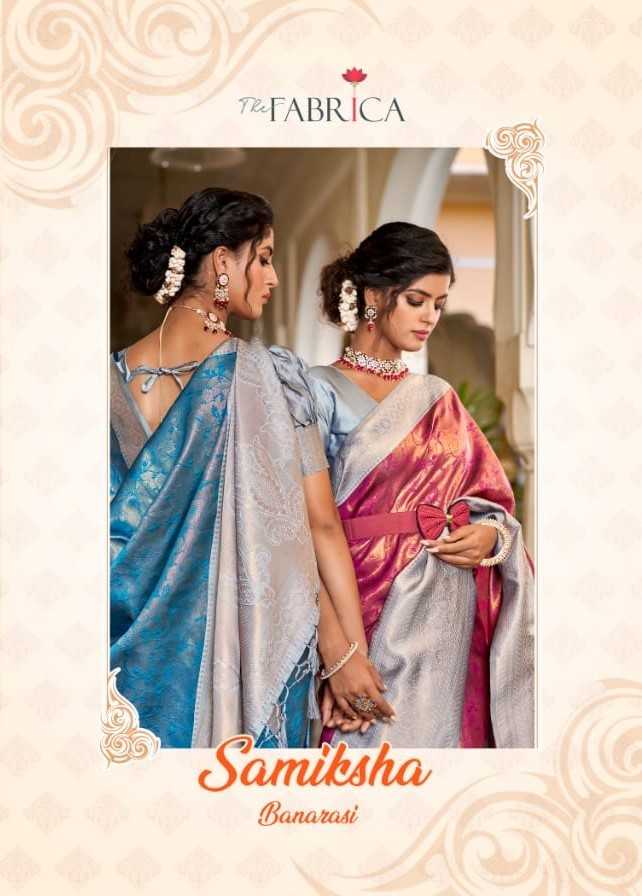 the fabrica present samiksha 8001-8010 function wear banarasi saree