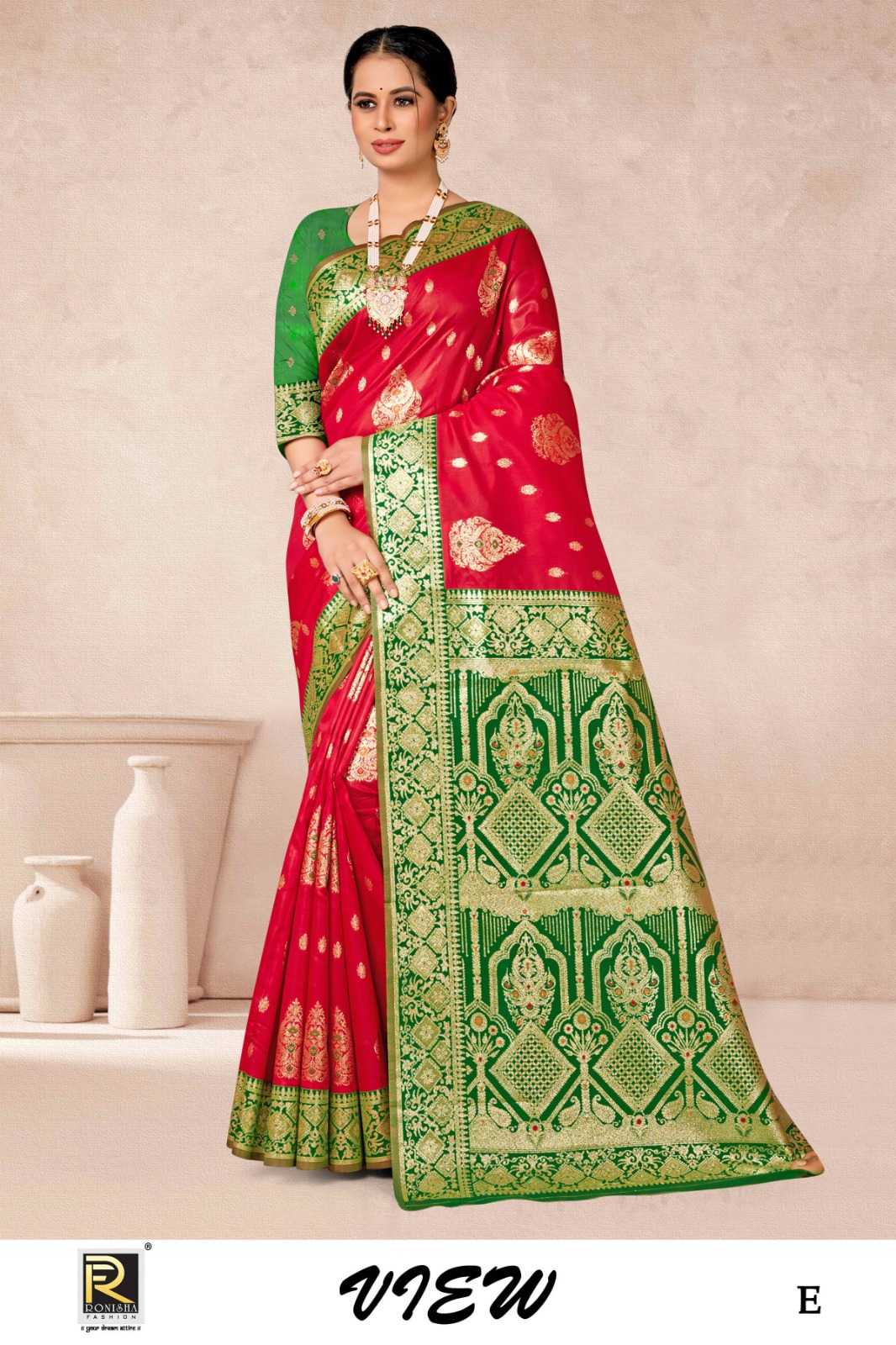 VIEW  BY RANJNA SAREE BANARASI SILK PREMIUM FABRICS SUPER HIT COLLECTION 