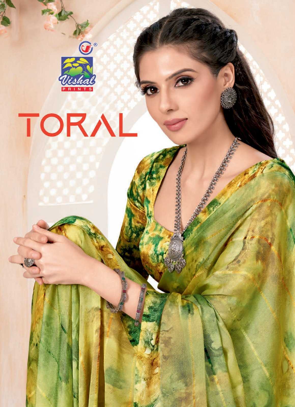 vishal prints present toral 47907-47912 adorable fancy sarees