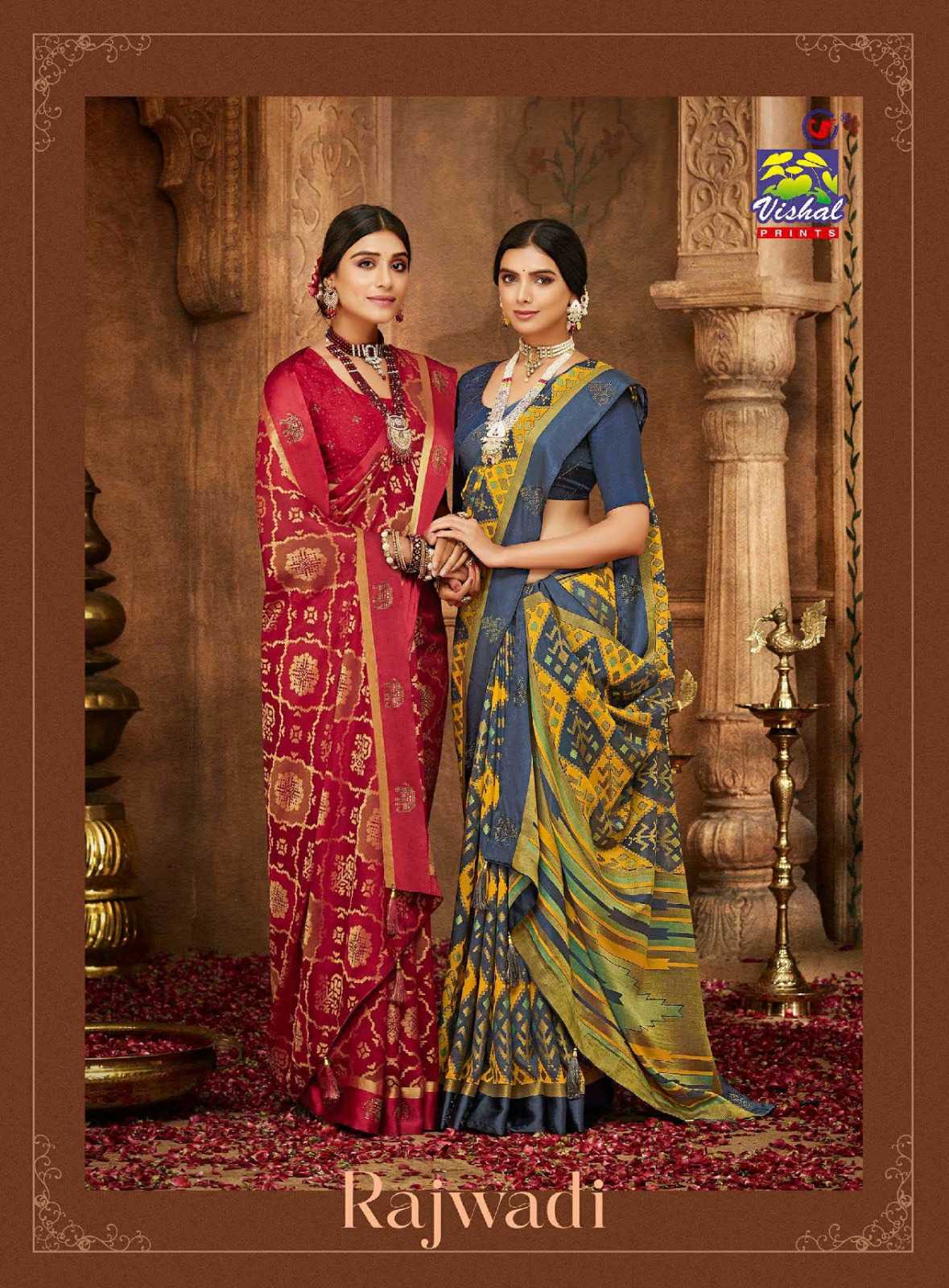 vishal prints rajwadi 47223-47228 festive wear fancy sarees