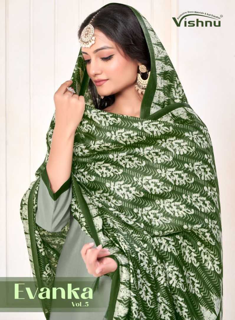 vishnu impex evanka vol 5 beautiful casual wear unstitch salwar kameez supplier