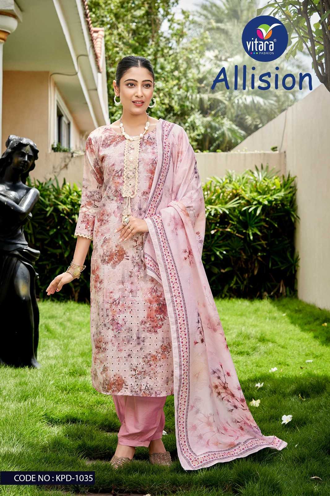 vitara fashion allision fancy digital print readymade salwar kameez combo set