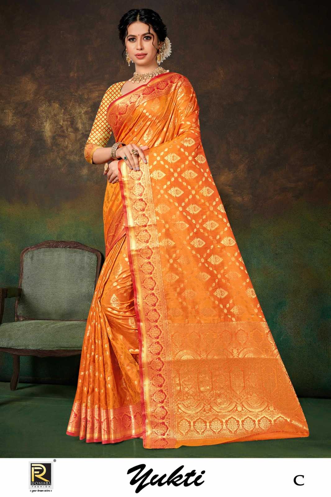 YUKTI  BY RANJNA SAREE BANARASI SILK PREMIUM FABRICS SUPER HIT COLLECTION SAREES