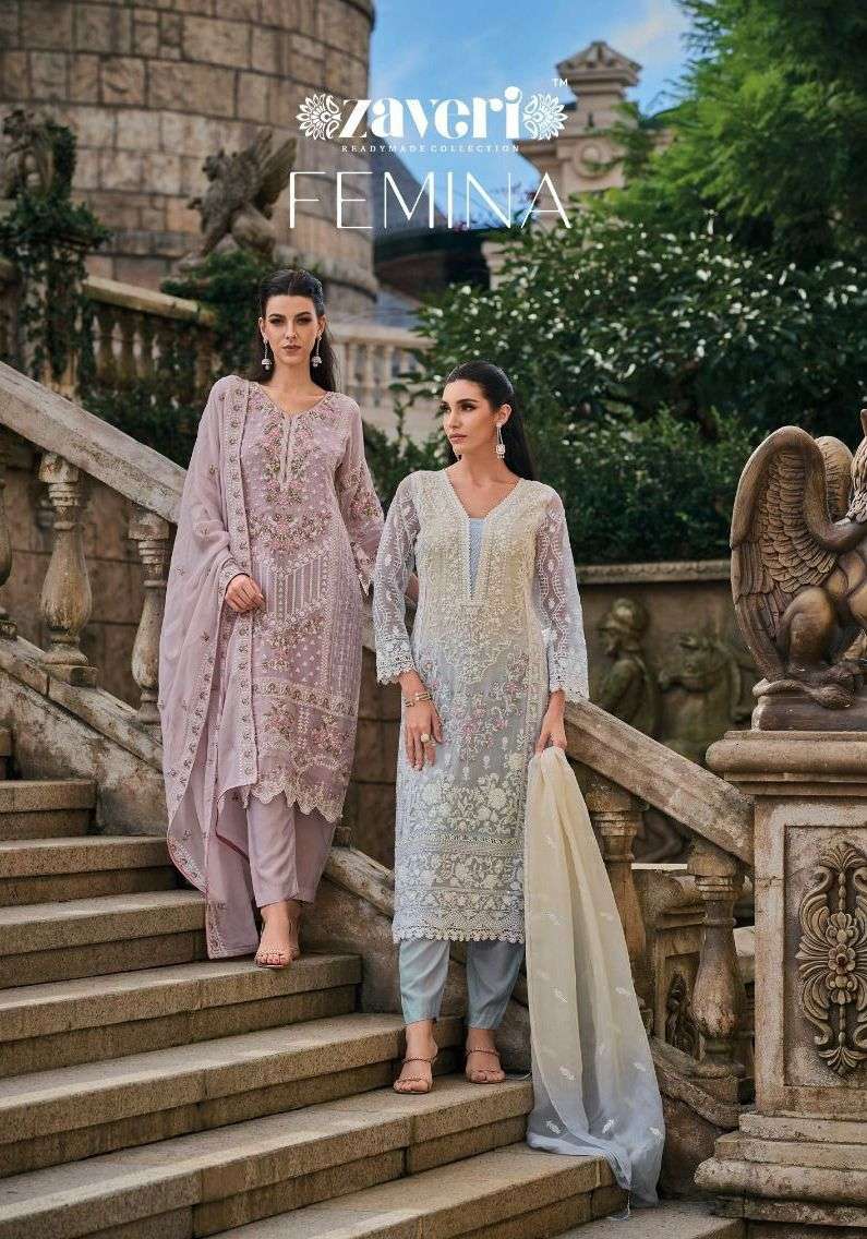 zaveri present femina designer pakistani readymade salwar kameez supplier