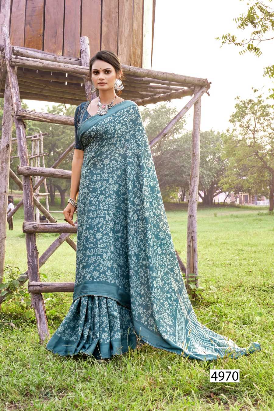 5d designer imarti cotton fancy saree wholesaler 