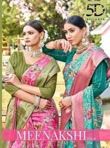 5d designer meenakshi vol 8 adorable collection of saree