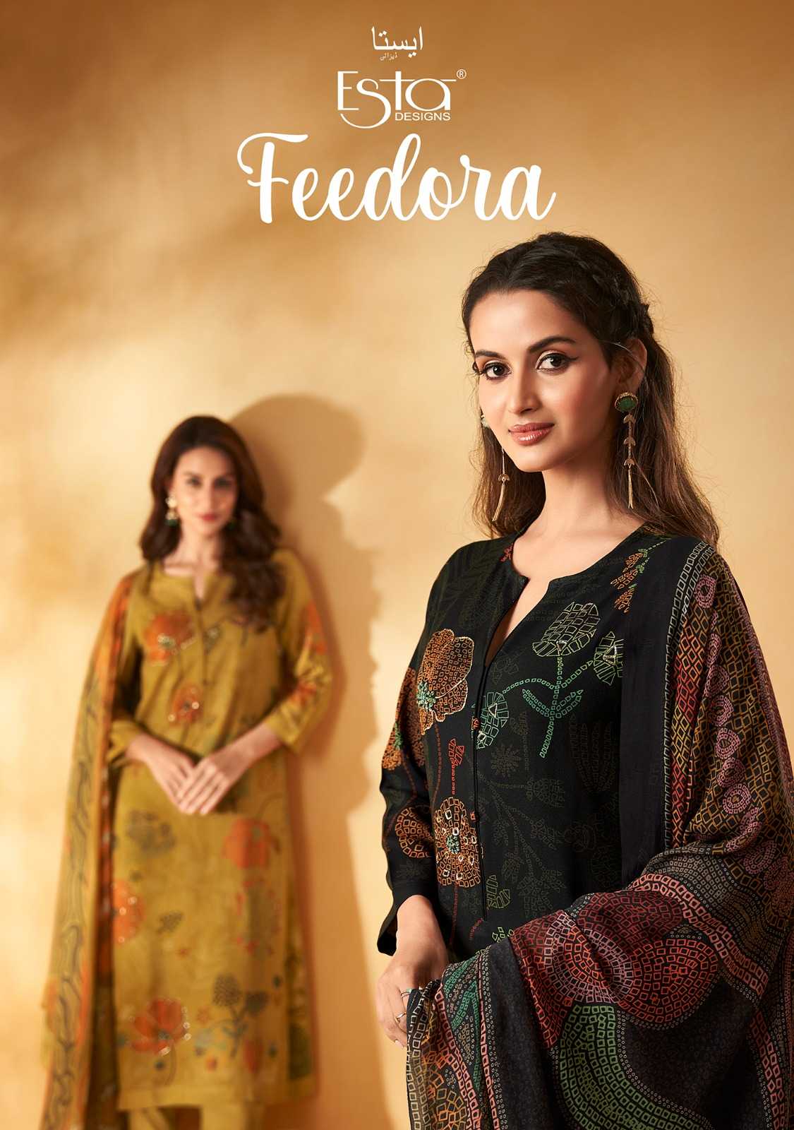esta designs feedora pashmina winter unstitch salwar kameez occasion wear 