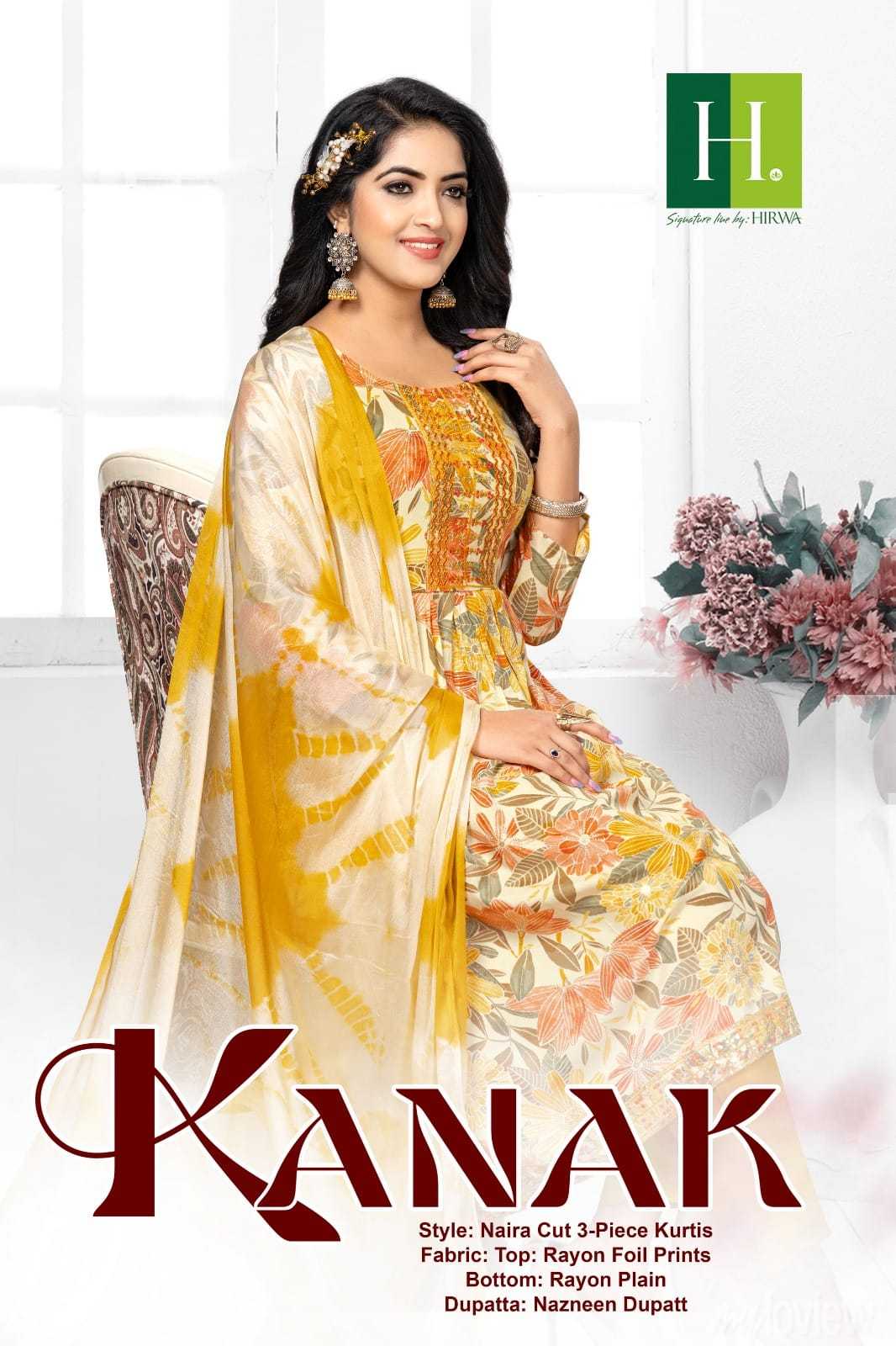 hirwa kanak festive wear readymade designer nayra cut salwar kameez catalog