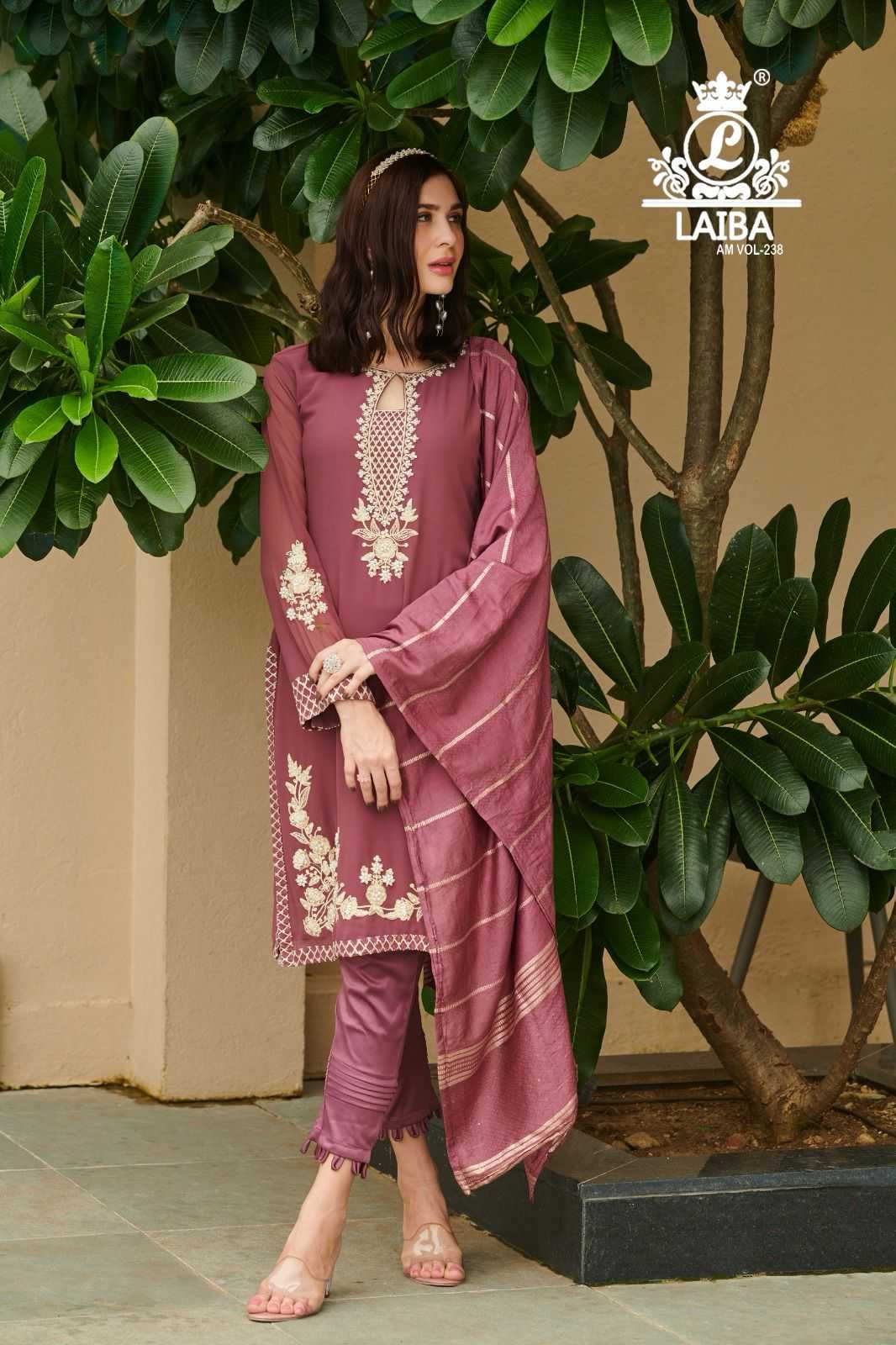 laiba am vol 238 readymade designer pakistani kurti pant with dupatta catalog