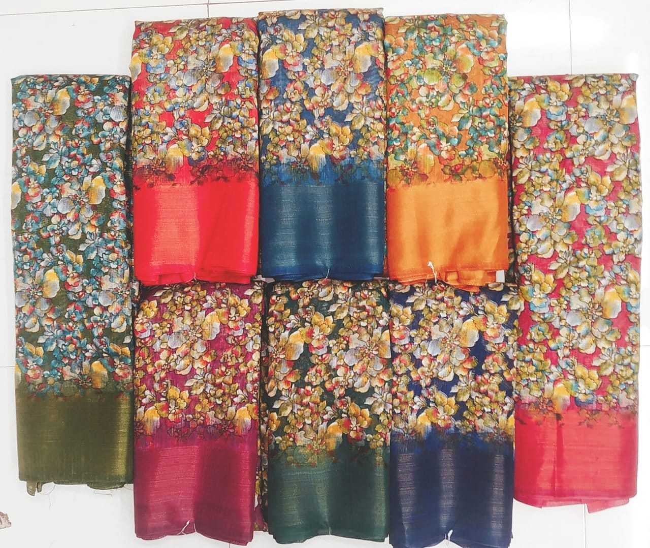 pr 1028 cotton jari patta with blouse casual sarees trader 