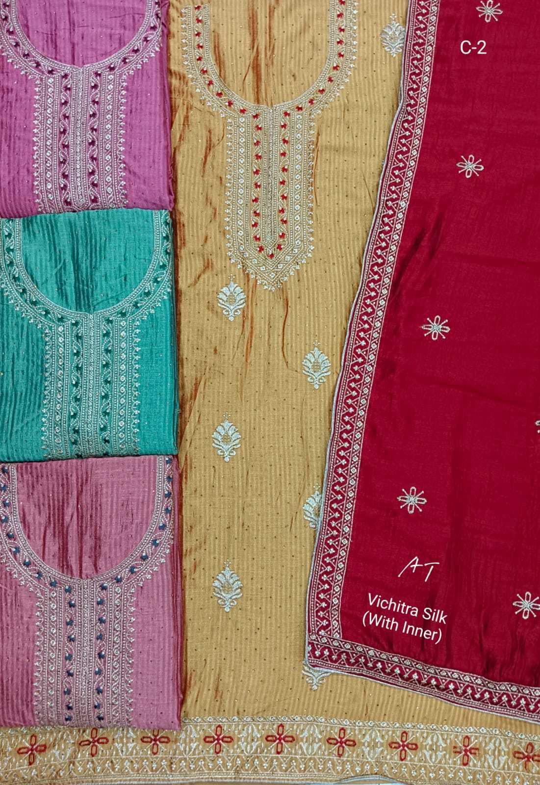 pr crackle series beautiful dress material catalog