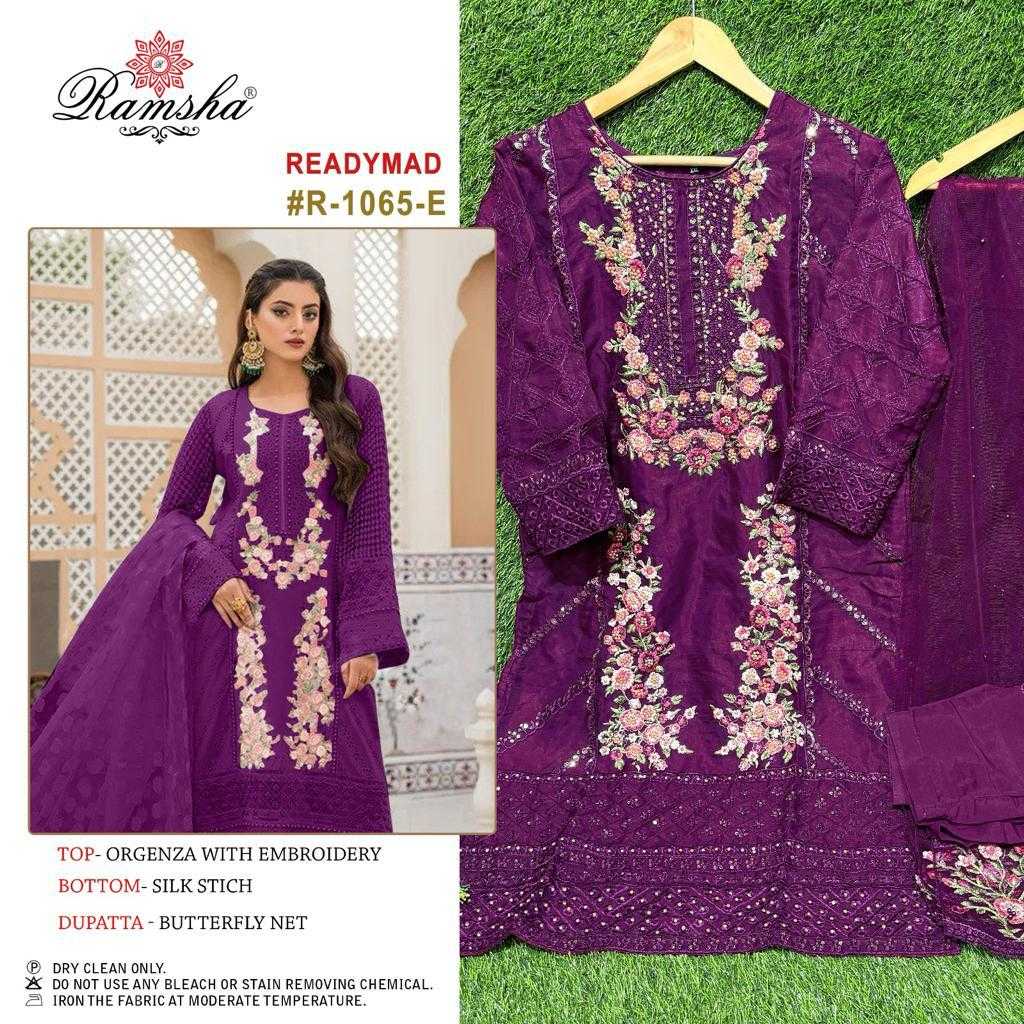 ramsha 1065 dark chart designer pakistani readymade salwar suit catalog
