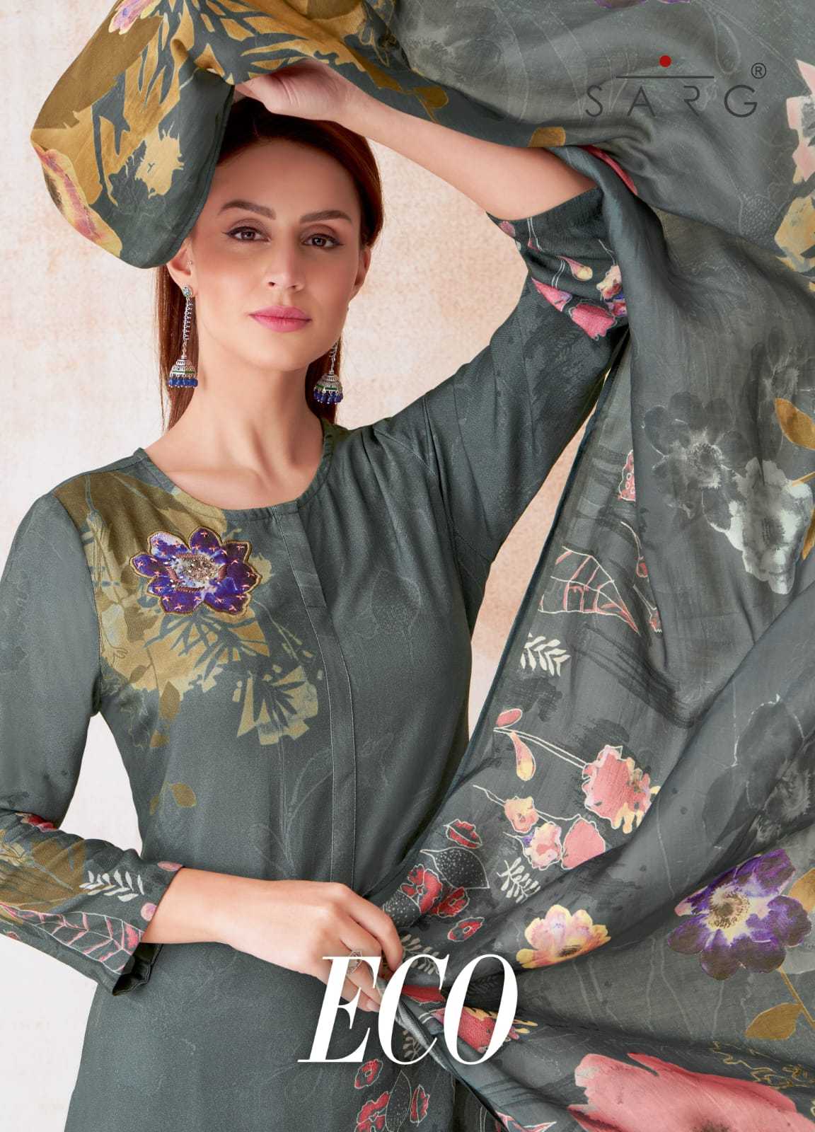 sarg eco digital print winter wear unstitch salwar kameez brand new catalog
