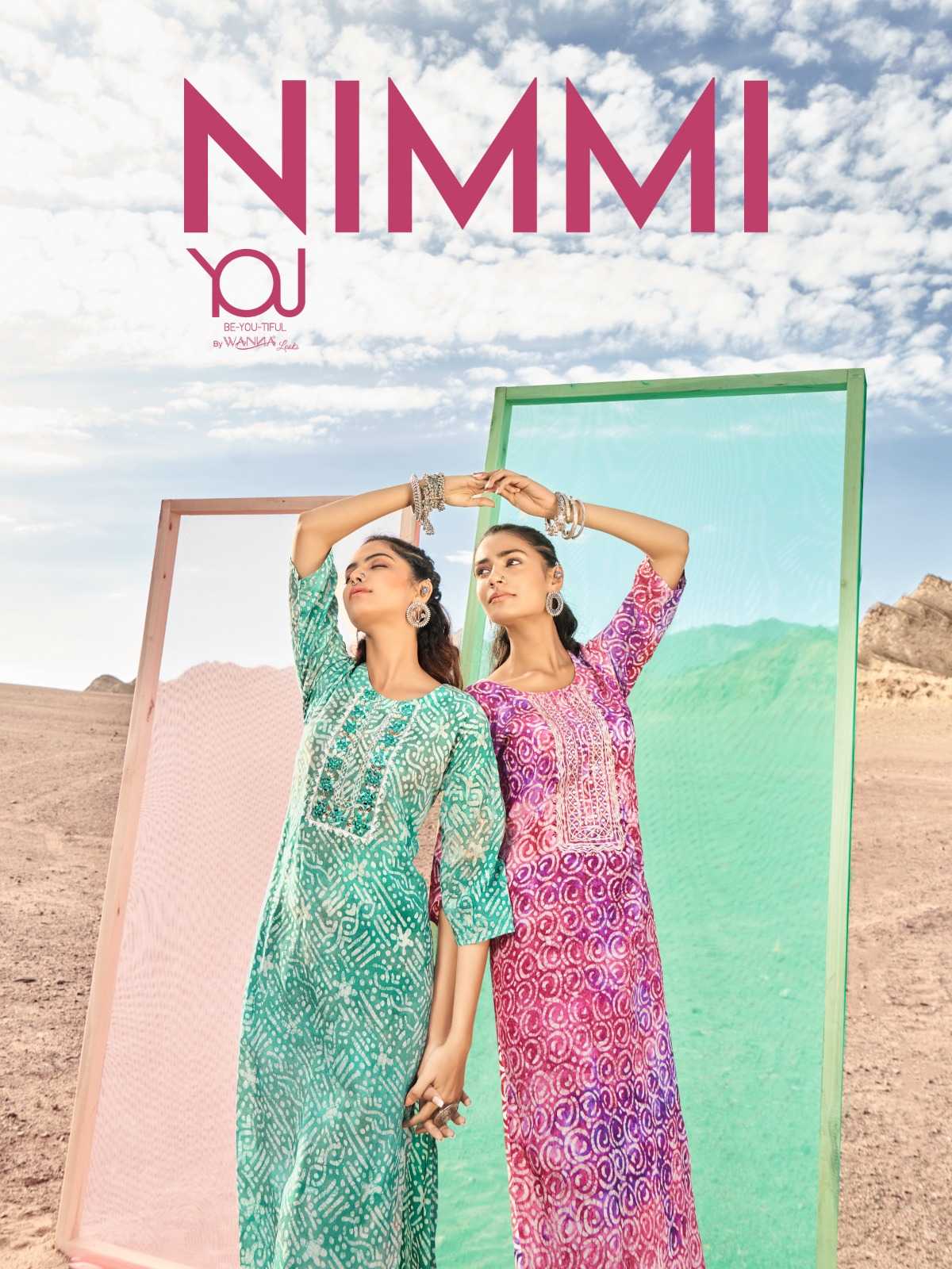 wanna you nimmi readymade batik silk sober handwork kurti