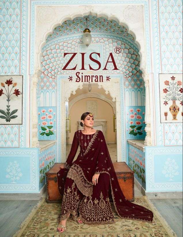 zisa simran by meera trendz exclusive embroidery eid special readymade salwar kameez