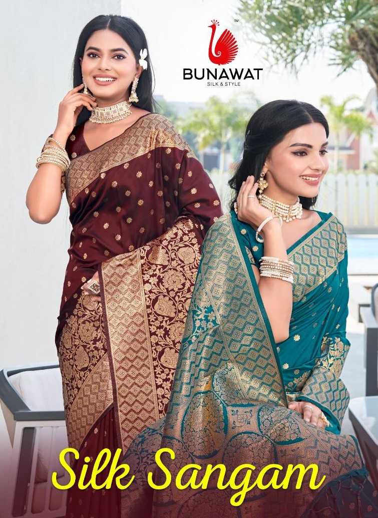 bunawat silk sangam weaving banarasi silk saris wholesaler