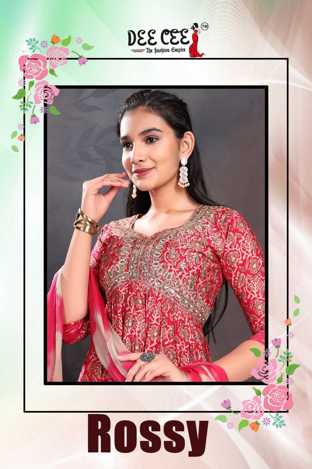 dee cee rossy girls wear fullstitch alia cut kurti with pant and dupatta combo set