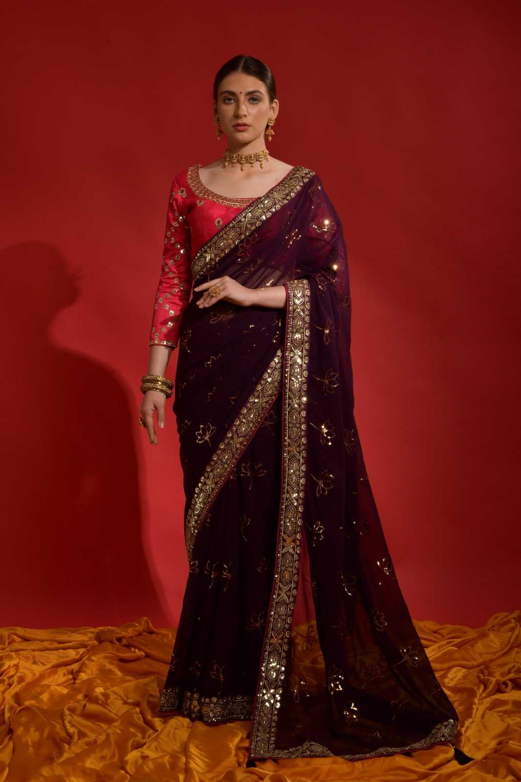 fashion berry kamal traditional wear function wear saree