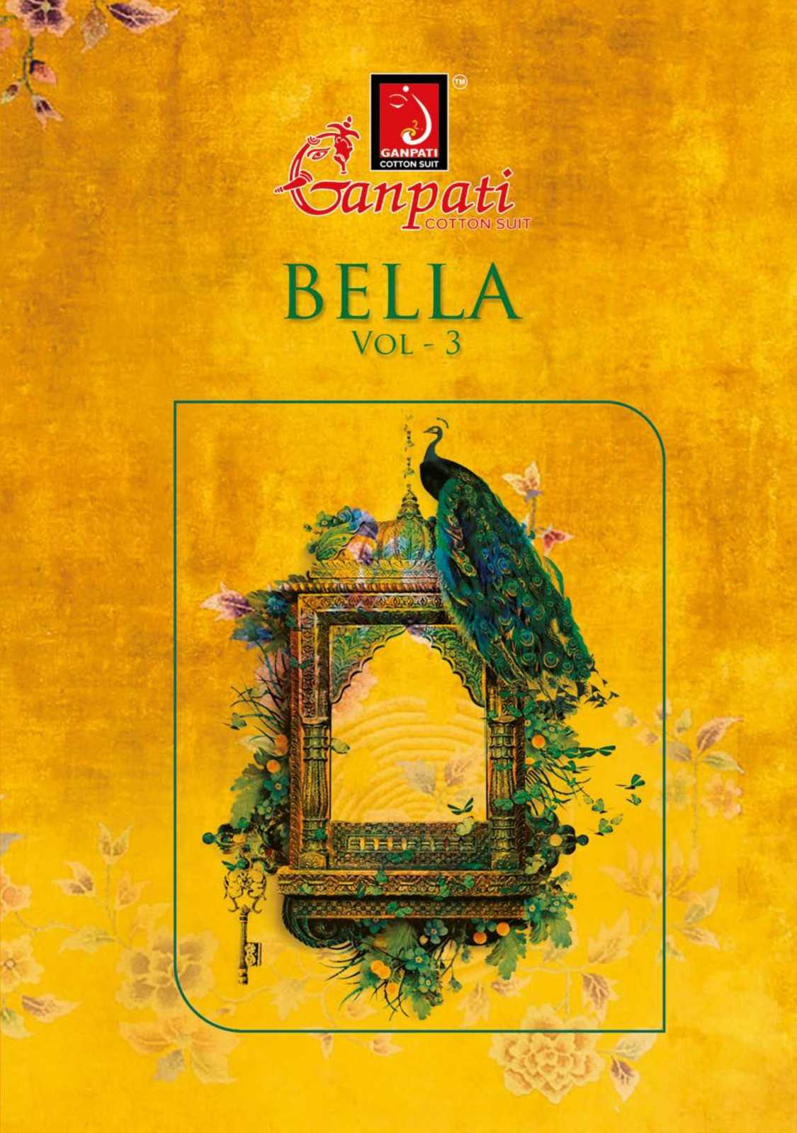 ganpati cotton suit bella vol 3 fullstitch comfy wear kurti pant dupatta
