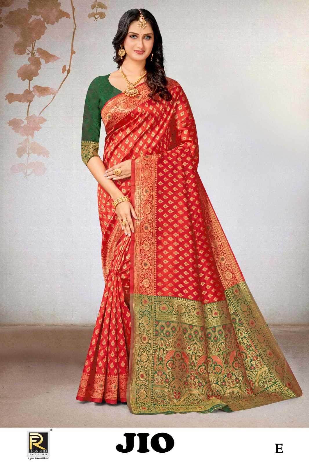 JIO  BY RANJNA SAREE BANARASI SILK PREMIUM FABRICS SUPER HIT COLLECTION SAREES